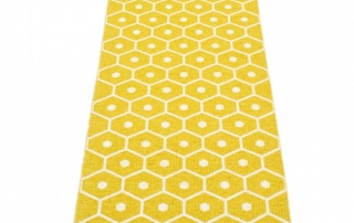 Tapis plastique  vanill/jaune